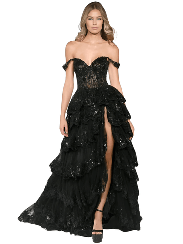 Women's Glitter Prom Dresses Luxury Lace Embroidery Evening Dress With Side Slits Party Dresses Custom-Made, Drestiny, Maxi Dresess, Sleeveless, 2, 4, 6, 8, 10, 12, 14, 16, 18, 20, 22, 24, 26, 28, Custom Size, Plus Size Prom Dresses, United States, USA, Canada, Australia, New Zealand, United Kingdom, UK, Black Prom Dress, Red Prom Dress, Pink Prom Dress, Sky Blue, Purple, Red, Long glitter lace prom dress, glitter lace prom dress, prom dresses 2025, shopdrestiny.com